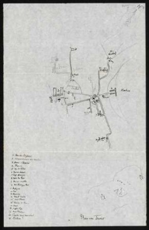 Plan von Tunis