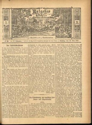 Ausgabe vom Mittwoch, den 22. Mai 1907.