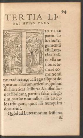 Tertia Libri Huius Pars.