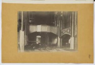 St. Nicolai, Berlin-Spandau: Innenansicht (aus: Skizzen- und Fotoalbum 28)