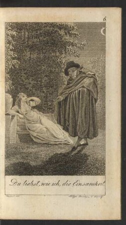 6. Du liebst, wie ich, die Einsamkeit