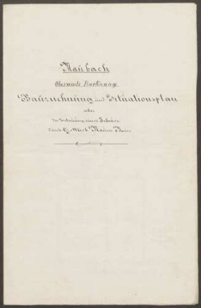 Mauser, Gottlieb, Bauer Bau einer Scheune