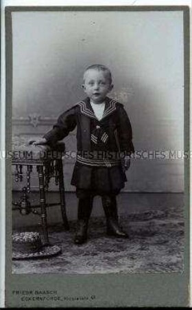 Junge im Matrosenanzug, Carte de Visite