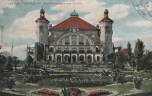 Leipziger Palmengarten: Gesellschaftshaus von Norden