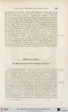 Drittes Kapitel: Die Renaissance in den übrigen Ländern