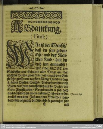Abdankung : Abdanckung