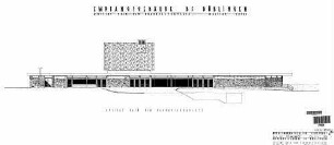 Böblingen: Ansicht Bahnhofsvorplatzseite Empfangsgeb.