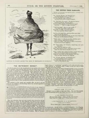 Caution to young ladies who ride in crinoline on donkeys