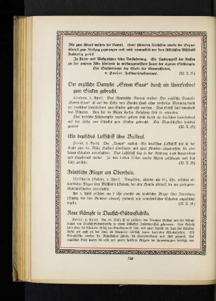 Neue Kämpfe in Deutsch=Südwestafrika.