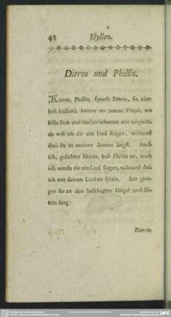 Ditrin und Phillis