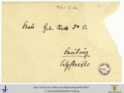 Autogr. Nr. 499