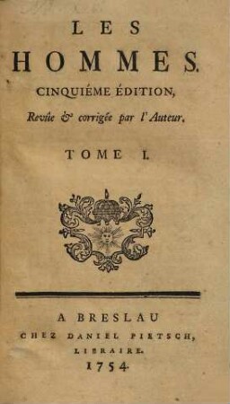 Les Hommes, Tome I.