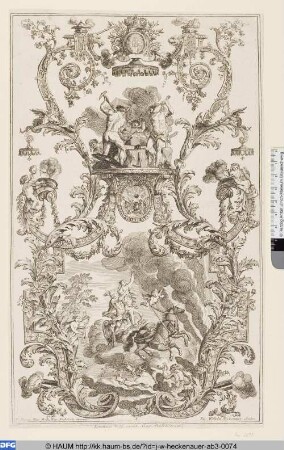 Schmiede des Vulkan und Raub der Proserpina