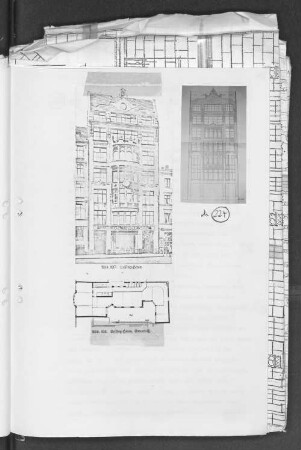 Zu 224. Abb. 837. Lessing-Haus. Abb. 838. Lessing-Haus, Grundriß.