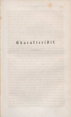 Charakteristik