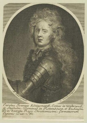 Bildnis des Carolus Joannes Königsmarck