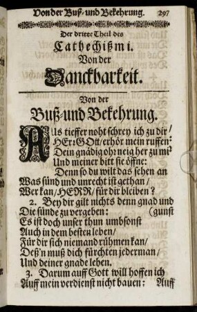 Von der Buß- und Bekehrung.