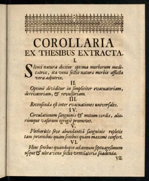 E4r-F2v, Corollaria Ex Thesibus Extracta.