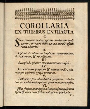 E4r-F2v, Corollaria Ex Thesibus Extracta.