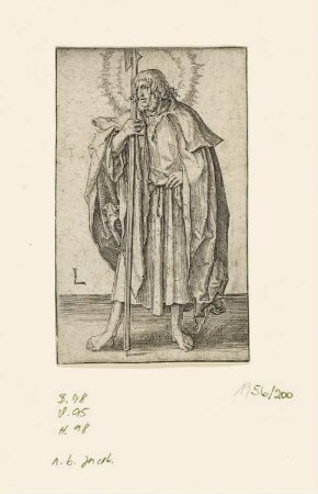 Matthäus, Blatt 13 der Folge "Christus, Paulus und die zwölf Apostel"
