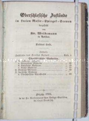 Oberschlesische Zustände (Heft 3, 1844)