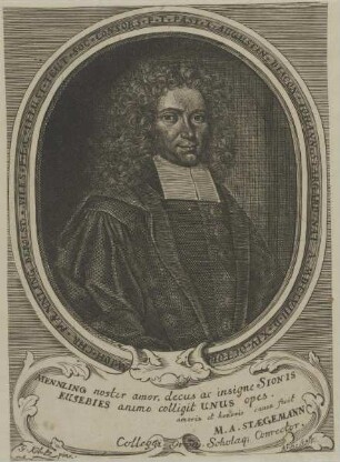 Bildnis des Iohann Christoph Maennling