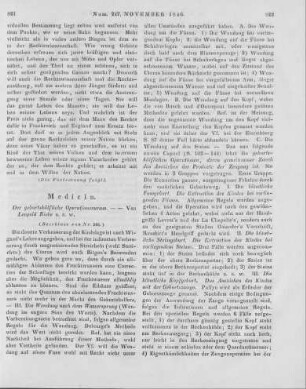 Riecke, L. S.: Der geburtshülfliche Operationscursus. Anleitung zu den Vorübungen am Phantome und zum Operiren am Gebärbette. Tübingen: Laupp 1846 (Beschluss von Nr. 246)