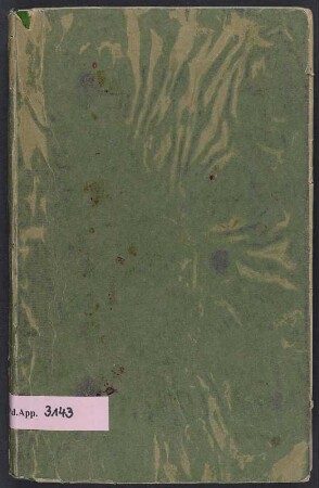 Reisetagebuch einer jungen Dame : Reisetagebuch einer jungen Dame. Grüner Kartoneinband, in Transparentpapier eingebunden; ca. 19,7 x 12,7 x 2 cm (1932). Dresden: SLUB Mscr.Dresd.App.3143
