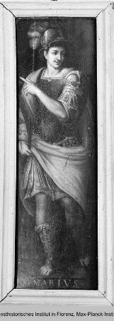 Zwei Tafeln mit Heiligen von einem Altar(?) : Heiliger Marius oder Mauritius