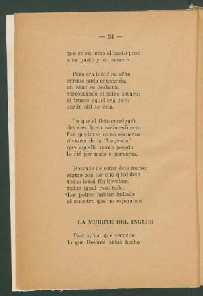 La muerte del inglés