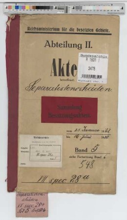 Separatistenschäden: Bd. 5
