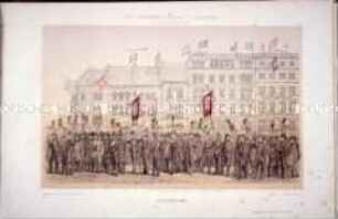 Bilder aus dem Schiller-Festzuge in Hamburg am 13. Nov. 1859, Blatt 10 (bedruckt mit Bl.5)