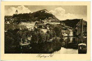 Freyburg. Blick auf Freyburg