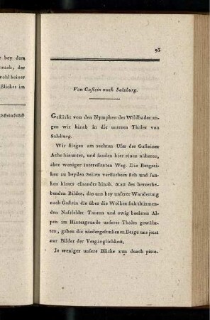 Von Gastein nach Salzburg.