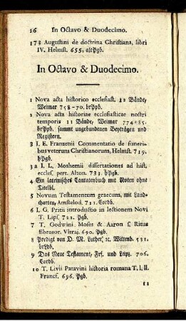 In Octavo & Duodecimo.