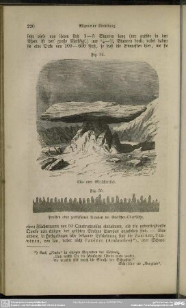Fig. 55. Poröses oder zerfressenes Ansehen der Gletscher-Oberfläche