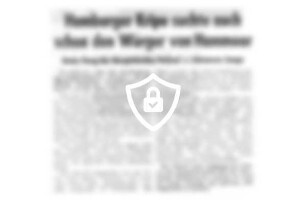 Hamburger Kripo suchte auch schon [Name maskiert] von Hammoor