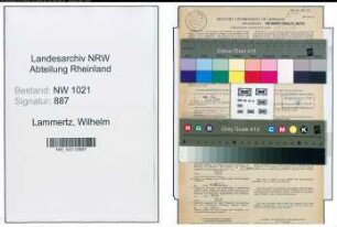 Entnazifizierung Wilhelm Lammertz , geb. 29.03.1889 (Postbeamter)