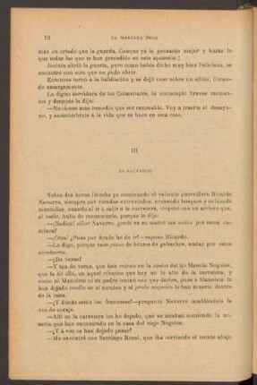III - El salvador
