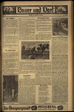 Zweite Ausgabe vom Freitag, den 29. März 1935.