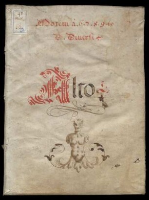 Geistliche Vokalmusik. Alto : 16. Jh.