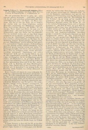795-796 [Rezension] Longardt, Wolfgang, 2 x 12 experimentelle Andachten
