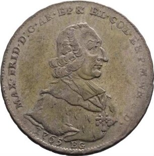 Münze, 1/2 Taler, 1765