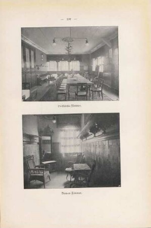 Vorstands-Zimmer ; Damen-Zimmer