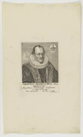 Bildnis des Johannes Henricus Hüls