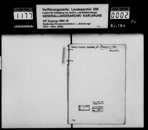 Bodenheim & Cie., Rohtabake Mannheim Käufer: Paul Zimmer Nachfolger Bremen-Bruchsal