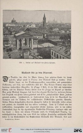 Mailand bis zu den Visconti