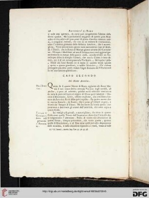 Capo Secondo: Del Monte Aventino