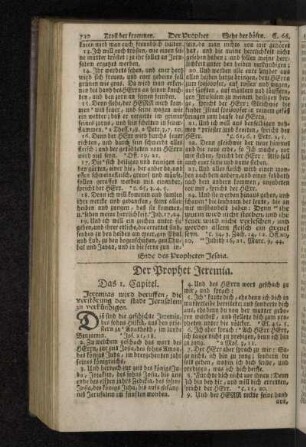 Der Prophet Jeremia.
