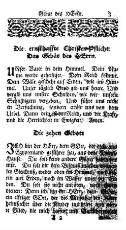 Die zehen Gebott.